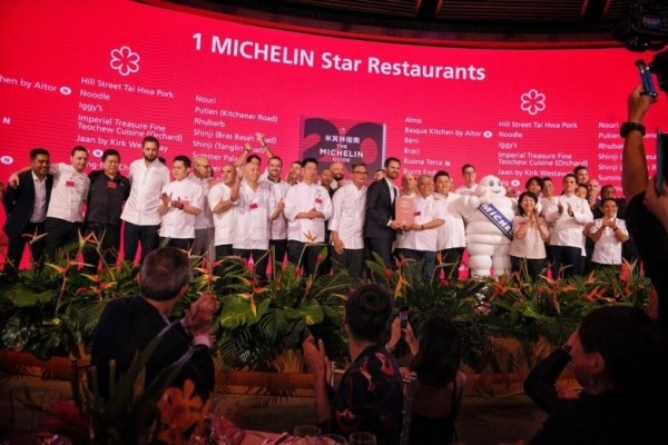 French restaurants Les Amis and Odette get three Michelin stars for the first time