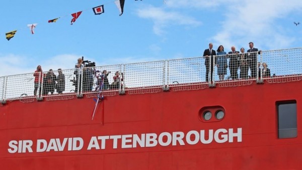 Not Boaty McBoatface! Royals officially name ship after Attenborough
Not Boaty McBoatface! Royals officially name ship after Attenborough