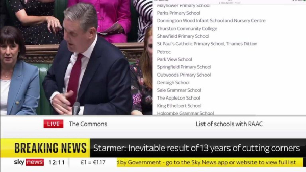 PMQs: Sir Keir Starmer takes aim at Rishi Sunak saying 'cowboys are running the country' in school concrete crisis jibe PMQs: Sir Keir Starmer takes aim at Rishi Sunak saying 'cowboys are running the country' in school concrete crisis jibe